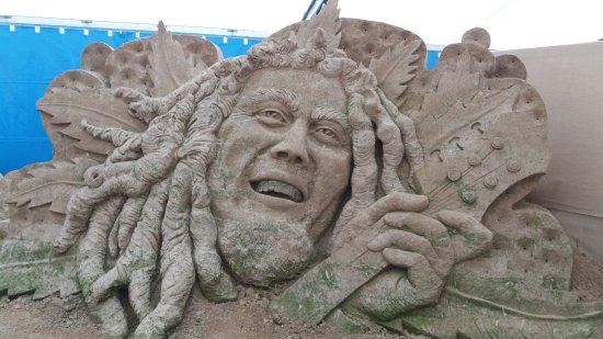 das Sandskulpturenfestival Binz