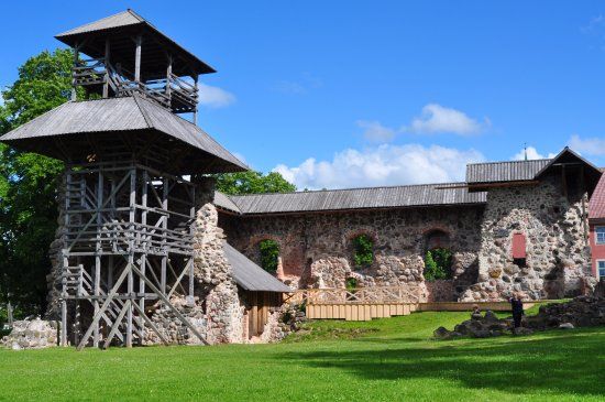 Limbaži Medieval Castle Ruins and Panorama Tower